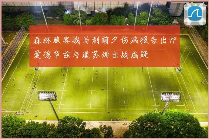 森林狼客战马刺前夕伤病报告出炉爱德华兹与道苏姆出战成疑